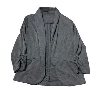 MAURICES Grey Open Front Blazer - Medium